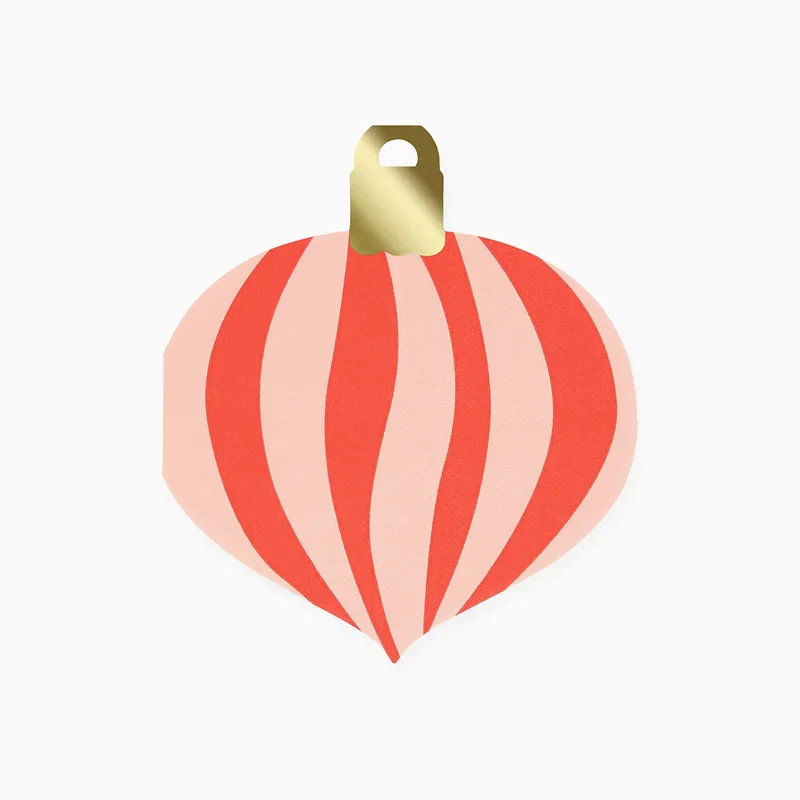 Servilleta Bola Navidad