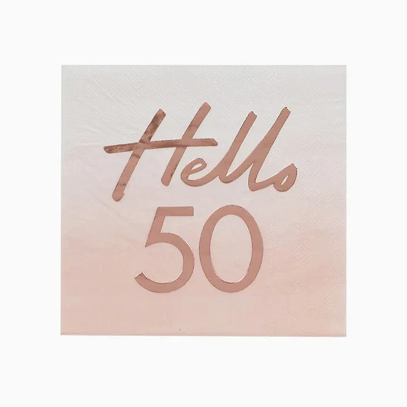 Servilletas Papel "Hello 50"