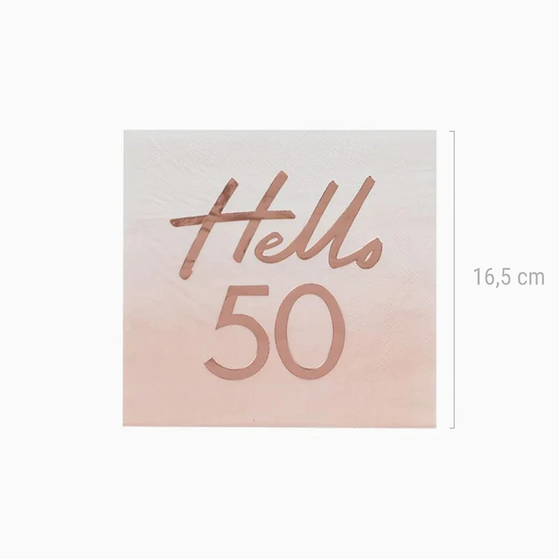 Servilletas Papel "Hello 50" - Image 3