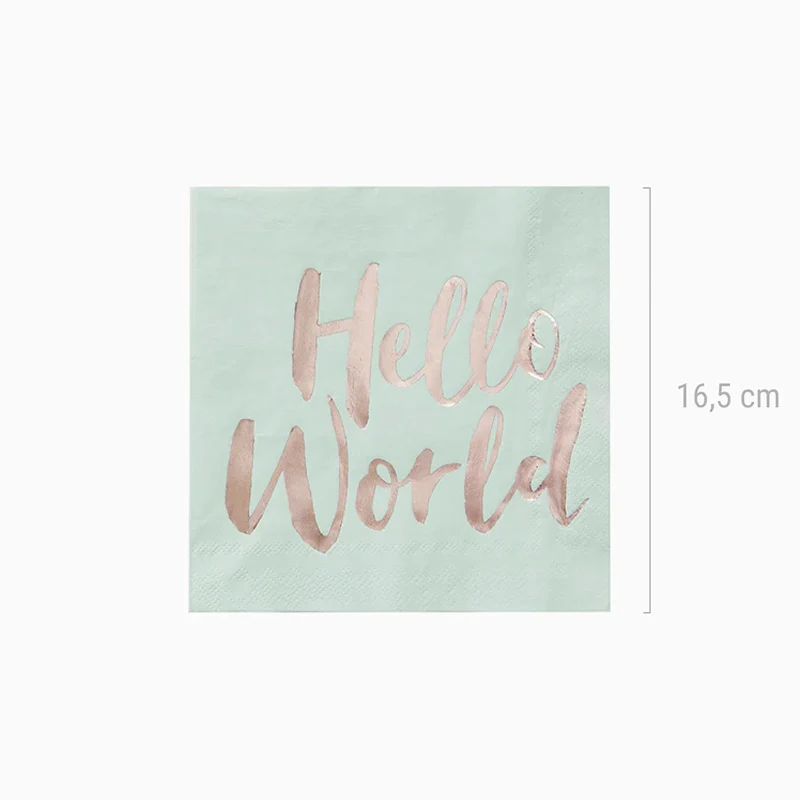 Servilletas Papel "Hello World" - Image 3