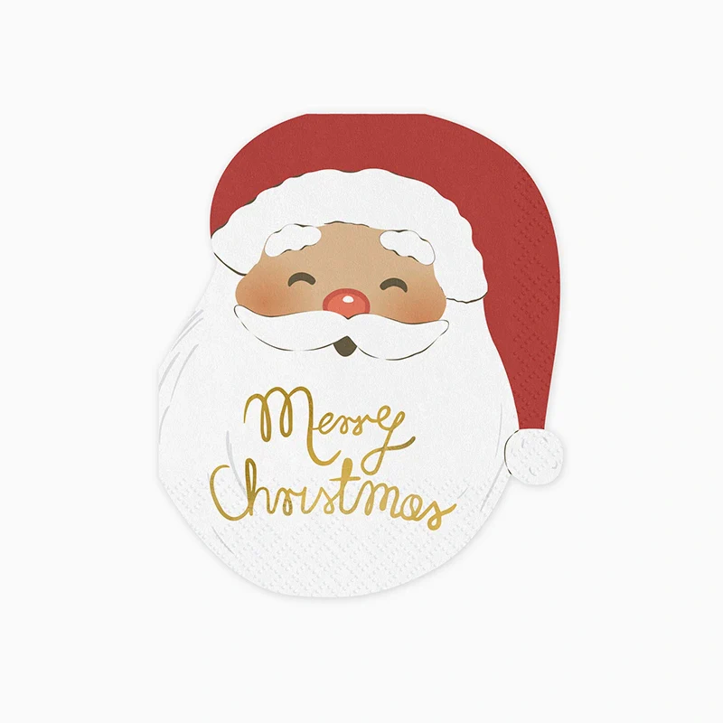 Servilleta Papel 13.5 x 16 cm Papá Noel