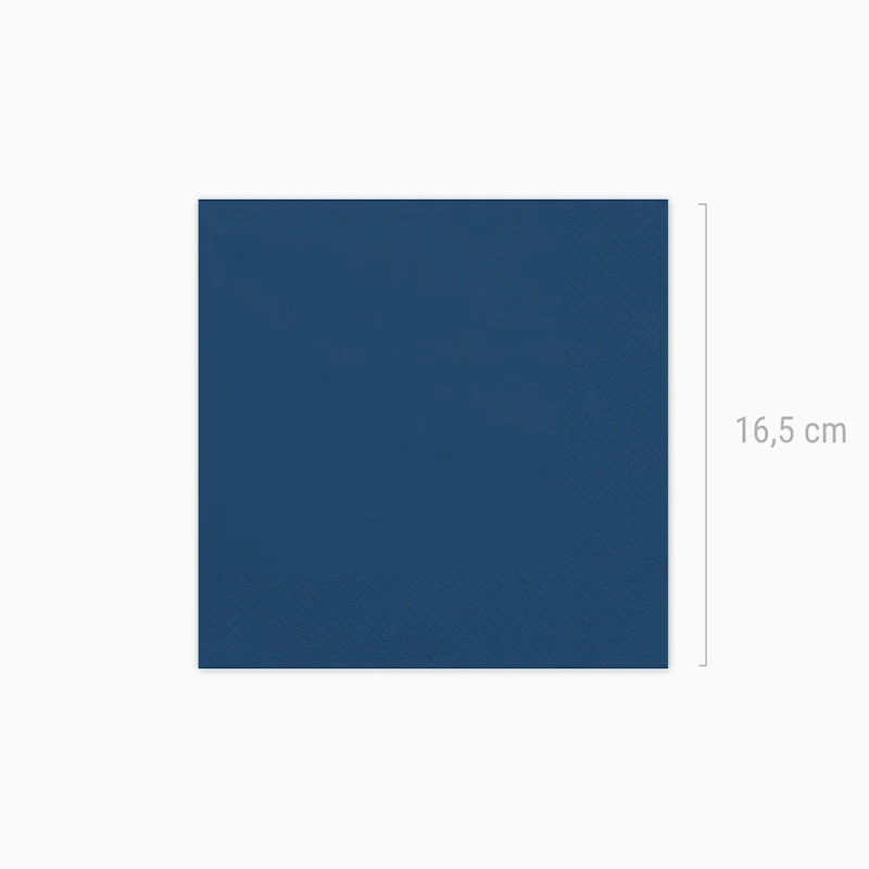 Servilleta Papel 33 x 33 cm Azul Marino - Image 3