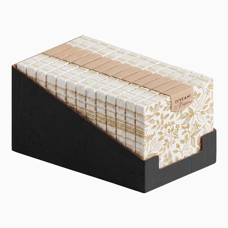 Servilleta Papel Doble Capa 33 x 33 cm Flor + Caja Expositora - Image 2
