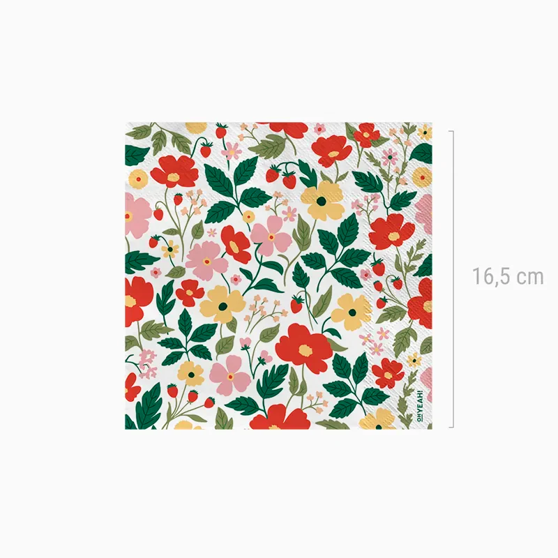Servilleta Papel Doble Capa 33 x 33 cm Floral - Image 3