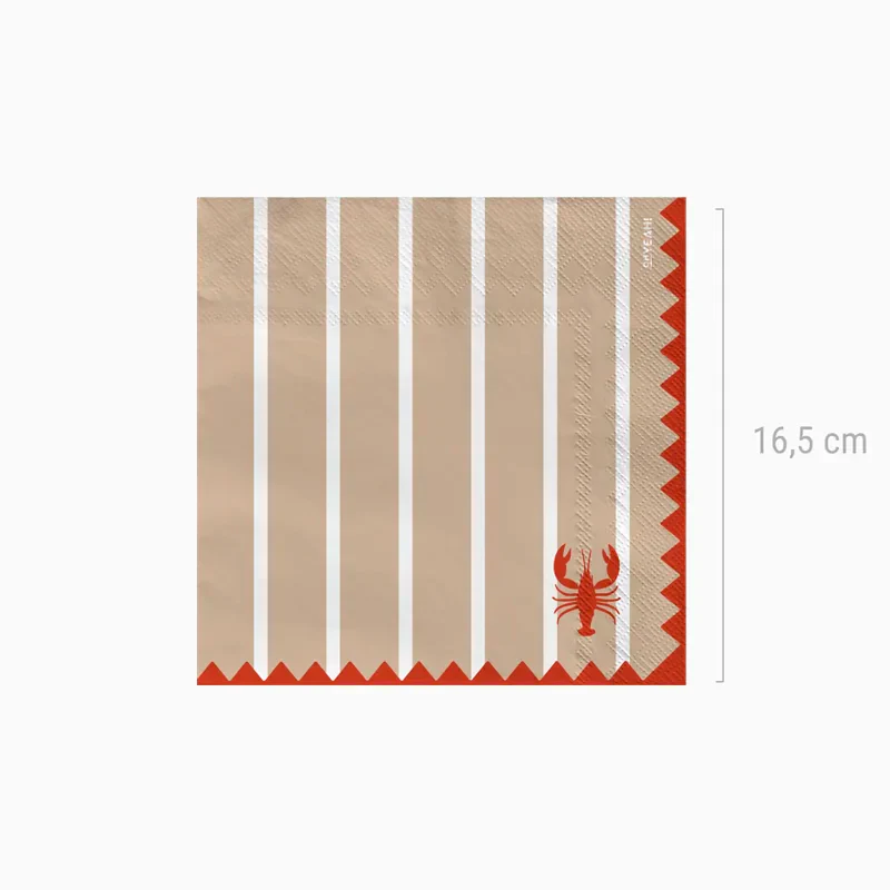 Servilleta Papel Doble Capa 33 x 33 cm Langosta - Image 3