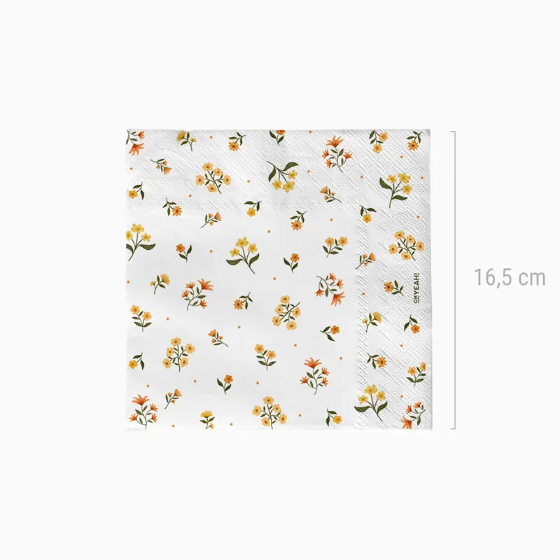 Servilleta Papel Doble Capa 33 x 33 cm Minimal Flor - Image 3