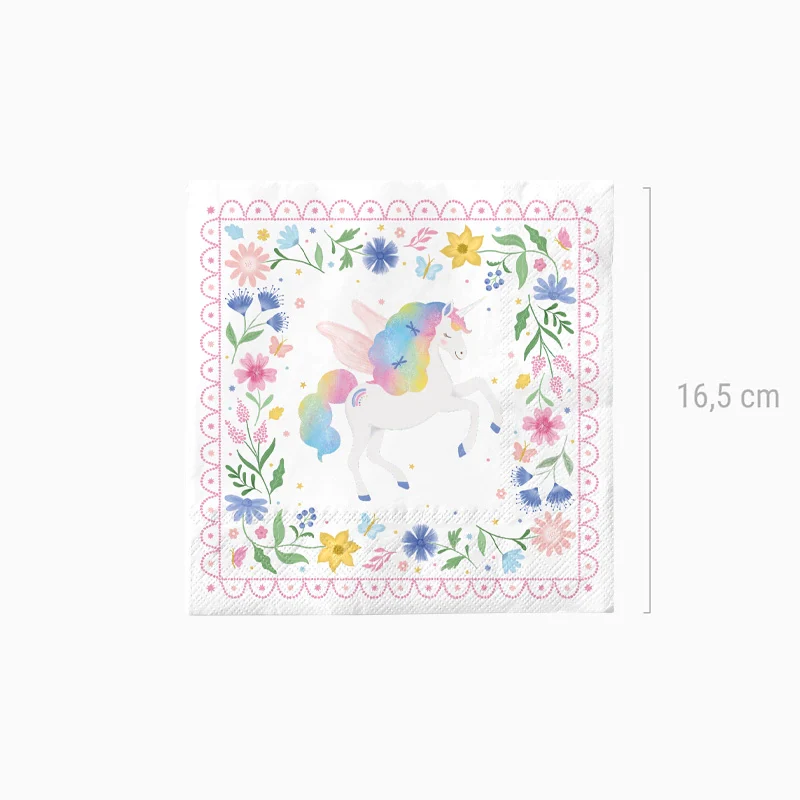 Servilleta Papel Doble Capa 33 x 33 cm Unicornios Mágicos - Image 3