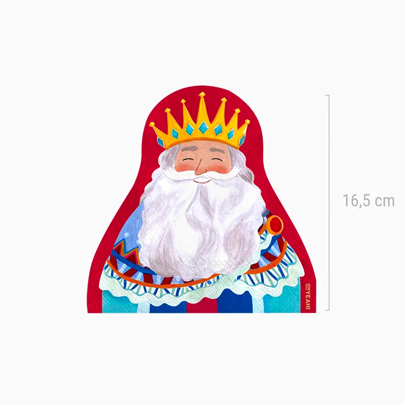 Servilleta Papel Doble Capa 33 x 33 cm Noche de Reyes Magos - Image 4