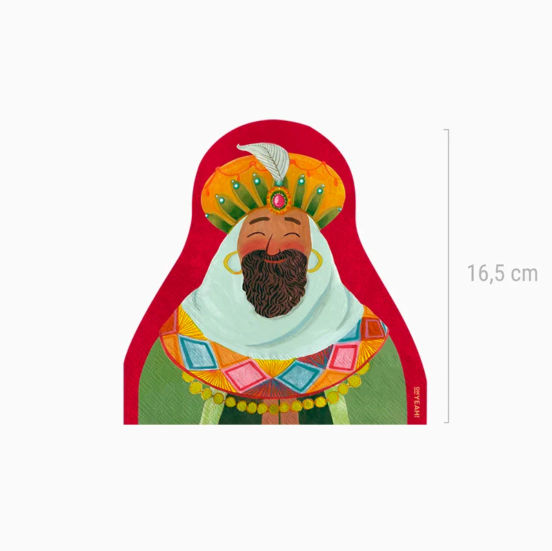 Servilleta Papel Doble Capa 33 x 33 cm Noche de Reyes Magos - Image 6