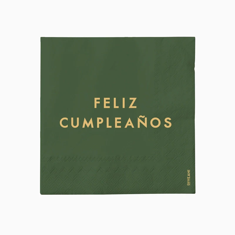 Servilleta Papel Doble Capa 33 x 33 cm Feliz Cumple Color - Image 2