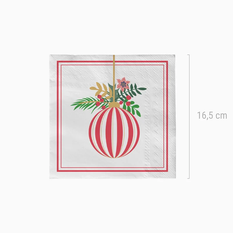 Servilleta Papel Doble Capa Navidad 33 x 33 cm Adorno Navideño - Image 3