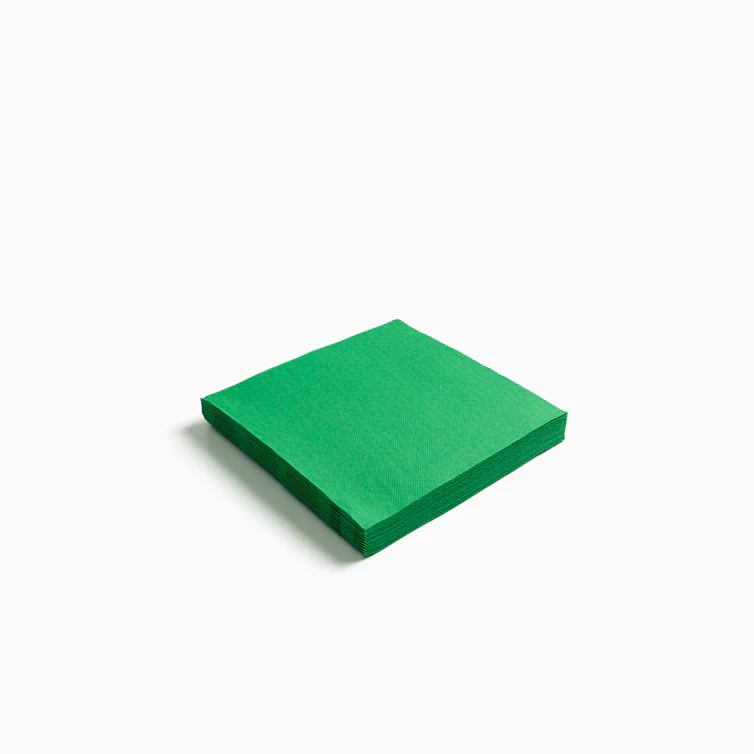 Servilletas Papel Premium 25 x 25 Verde - Image 2