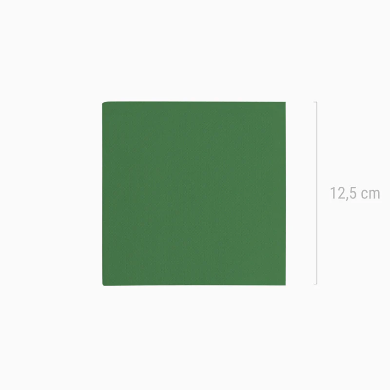 Servilletas Papel Premium 25 x 25 Verde Oscuro - Image 2