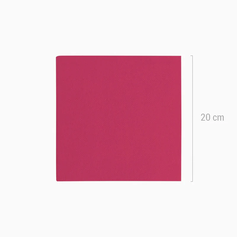 Servilletas Papel Premium 40 x 40 Burdeos - Image 3