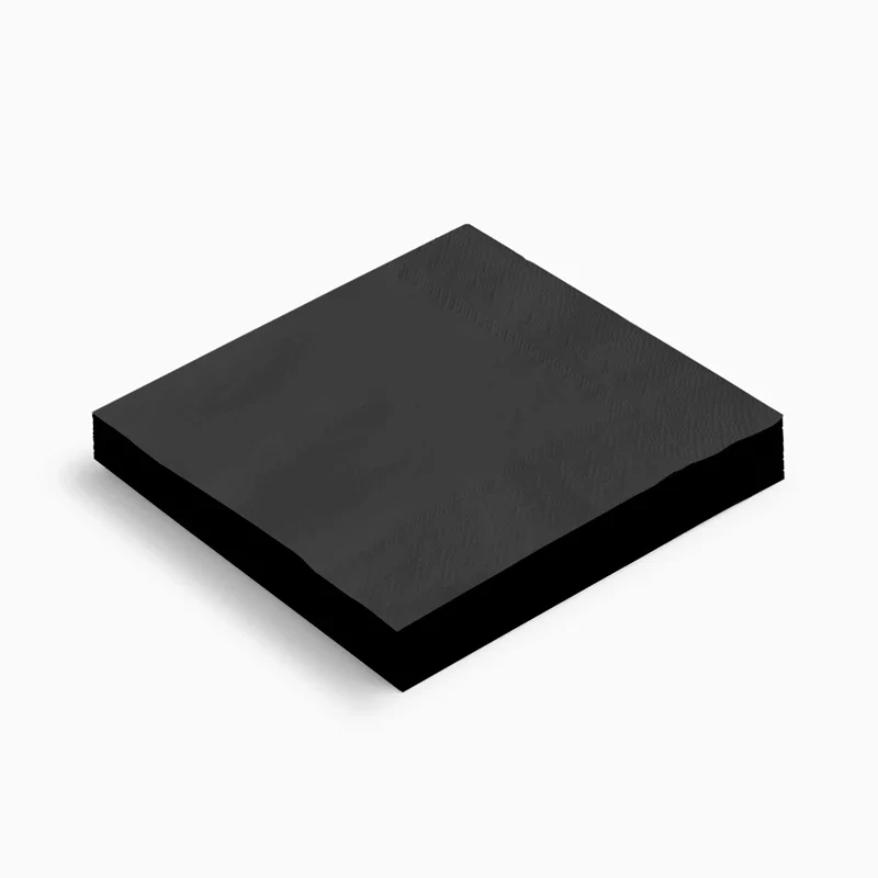 Servilletas Papel Doble Capa 33 x 33 cm Negro - Image 3