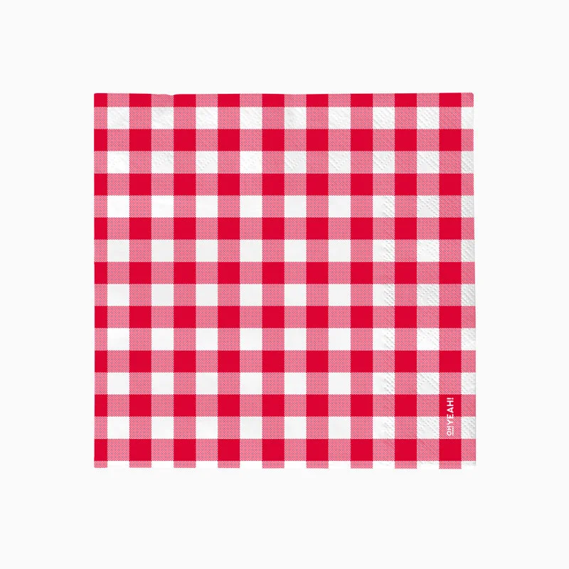 Servilletas Papel Doble Capa Vichy 33 x 33 cm Granja
