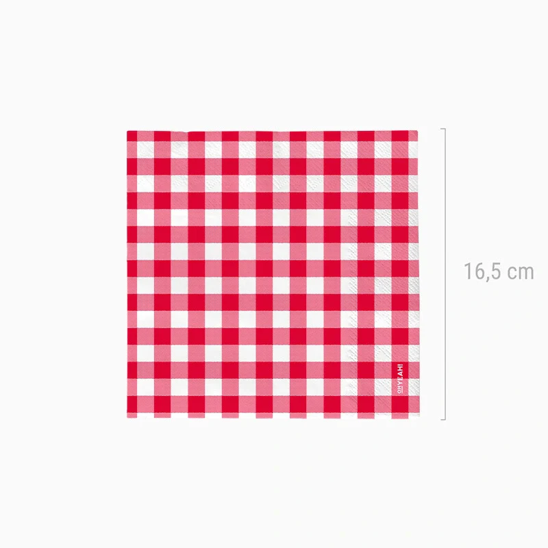 Servilletas Papel Doble Capa Vichy 33 x 33 cm Granja - Image 5