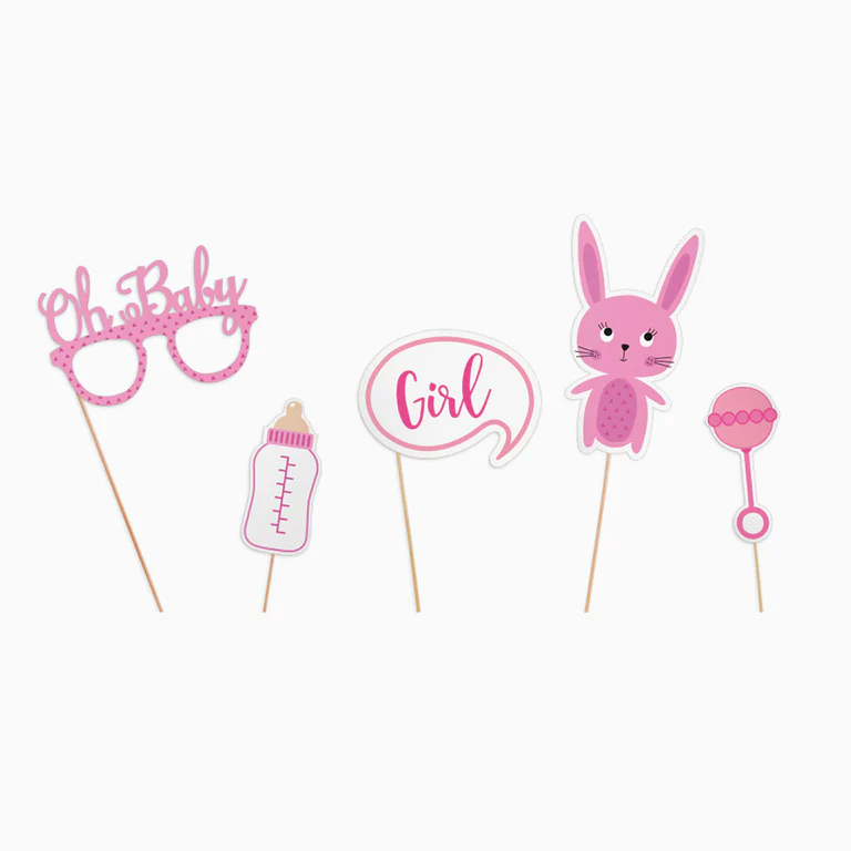 Accesorio Photocall Cartón Baby Shower Girl