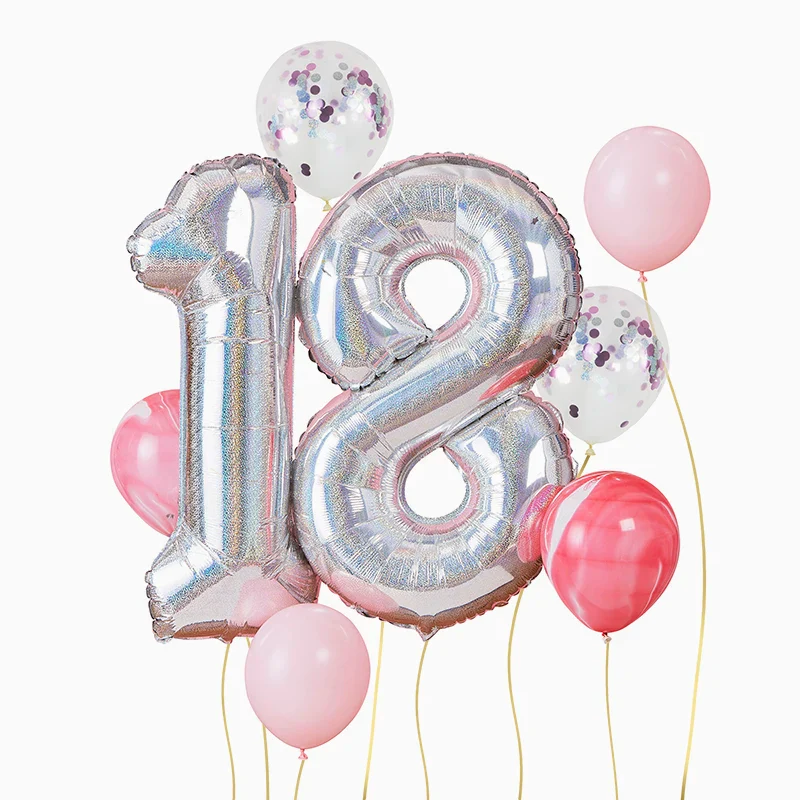 Set Globos 18 Cumpleaños - Image 2