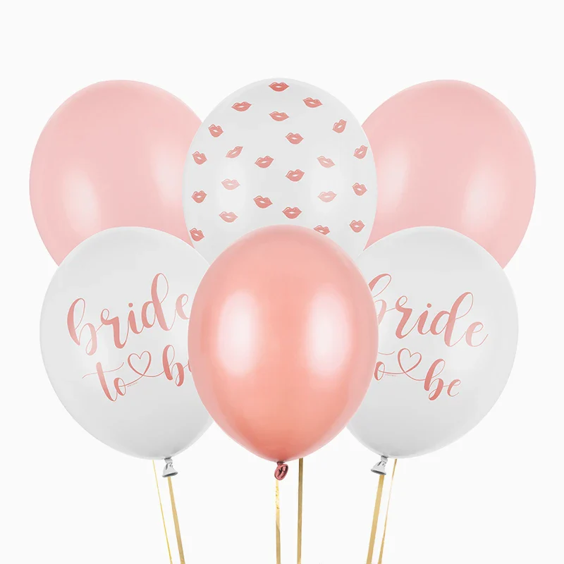 Set Globos Despedida de Soltera Látex 'Bride to be'