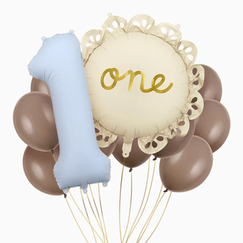 Set Globos Foil Primer Cumpleaños