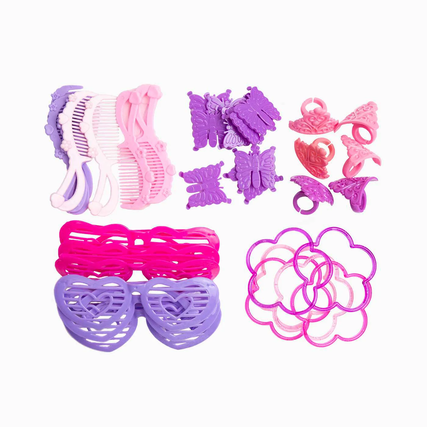 Relleno Piñata Set Juguetes Surtido Rosa