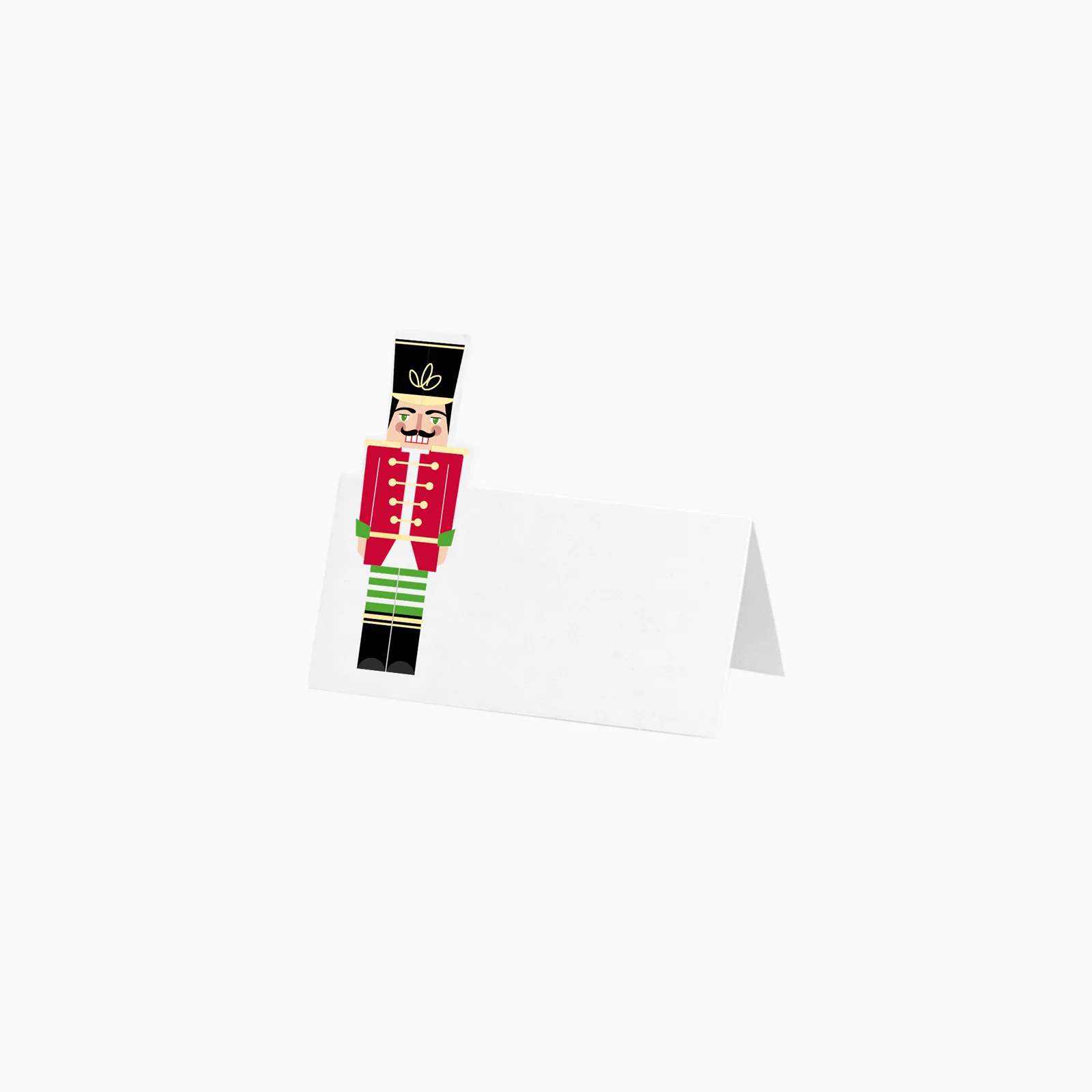Tarjeta Marcasitios Cartón Navidad 9 x 9 cm Cascanueces - Image 5