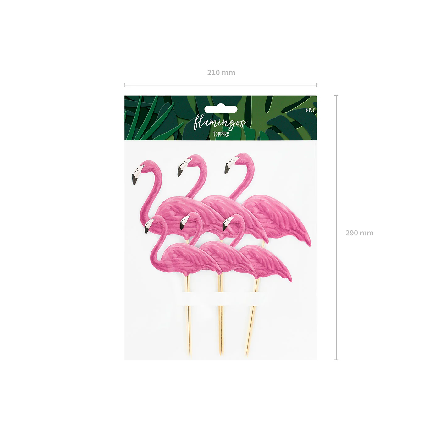 Topper Tarta Cartón Flamingo - Image 7