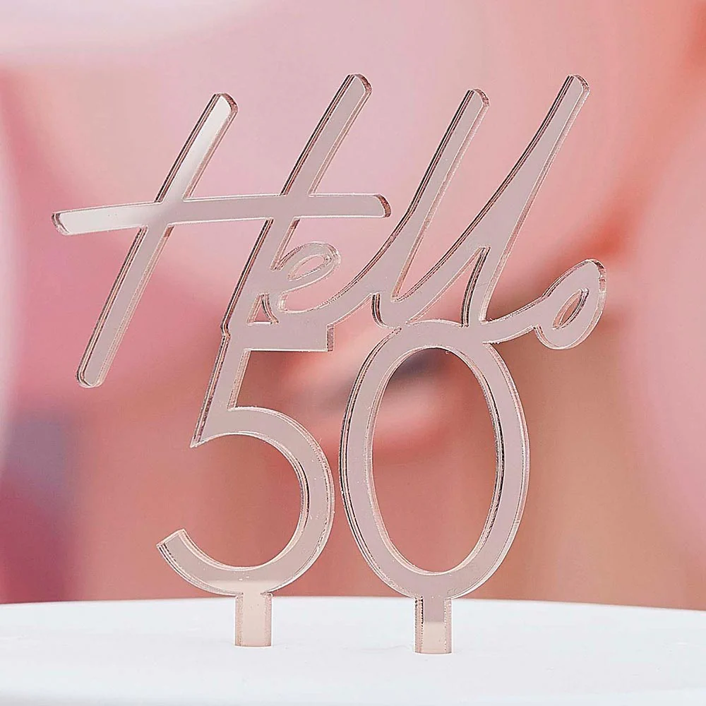 Topper Tarta "Hello 50" - Image 2
