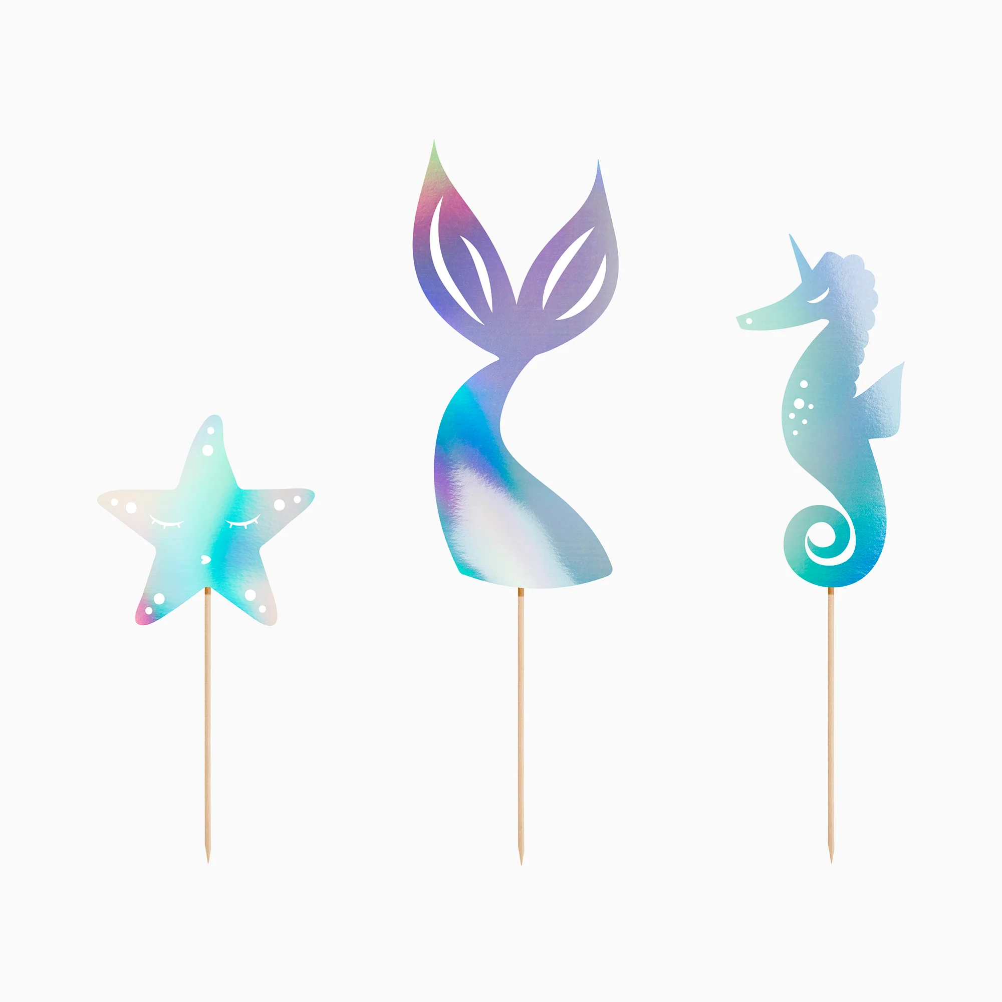 Toppers Sirenas Iridiscentes