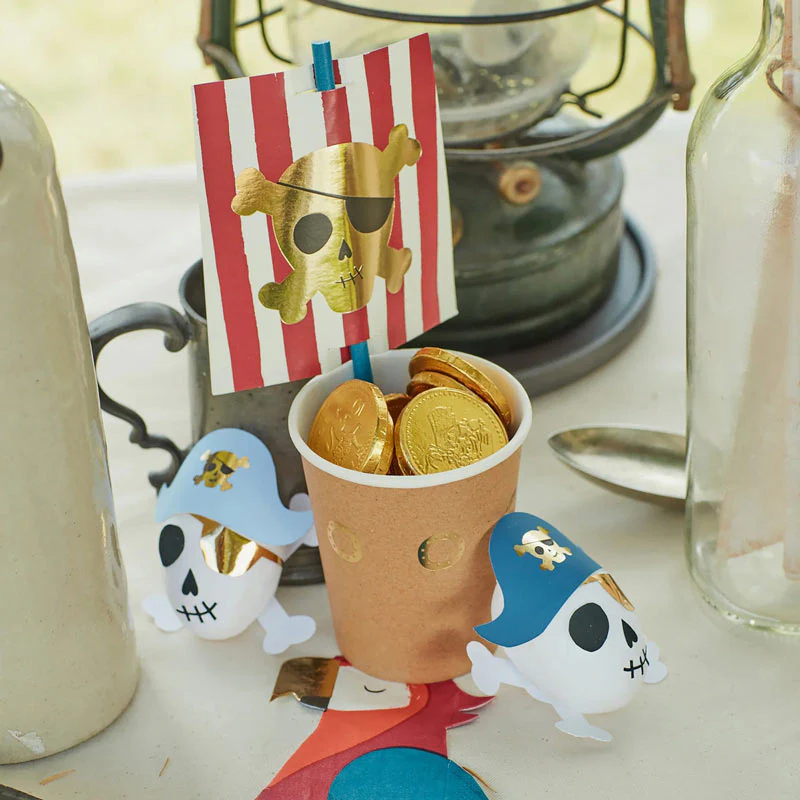 Vasos Cartón 250 cc Pirata Marrón - Image 3