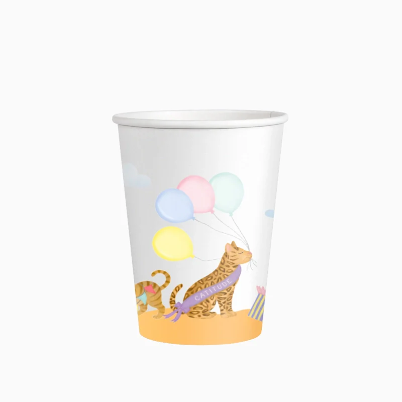 Vaso Cartón 270 cc Gatitos - Image 3