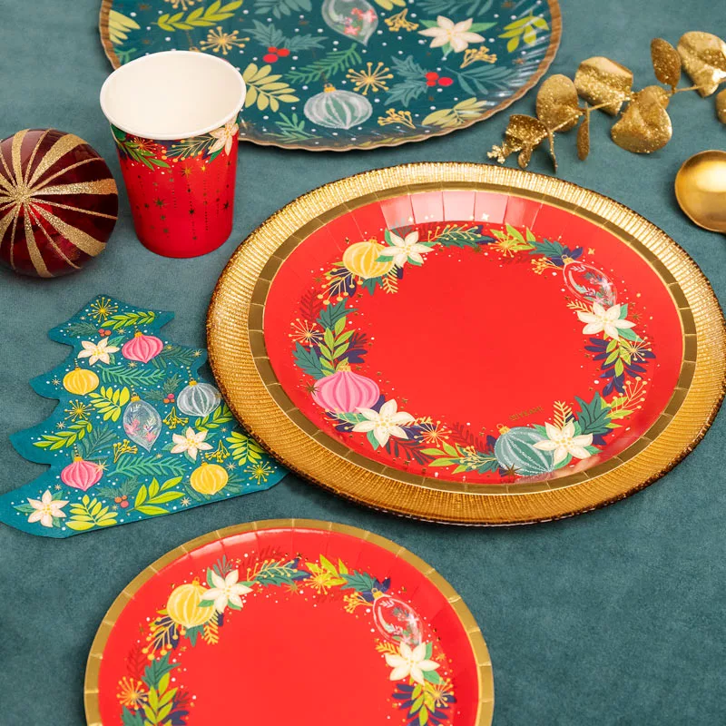 Vaso Cartón Navidad 270 cc Ornaments - Image 3