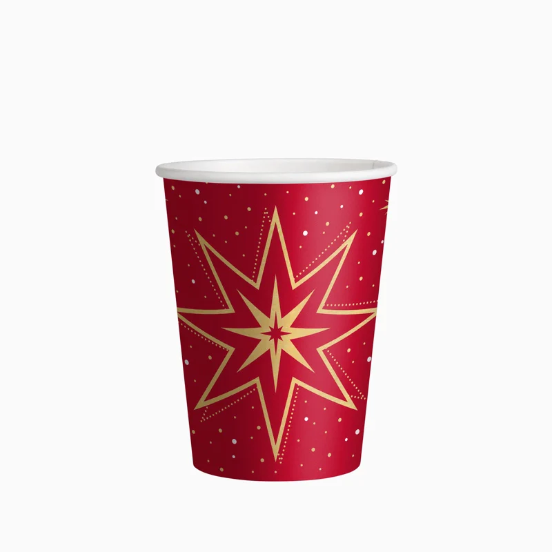Vaso Cartón 270 cc Feliz Navidad