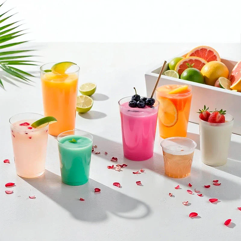 Vaso Cocktail Plástico PP Reutilizable 400 cc Transparente (20 uds) - Image 2