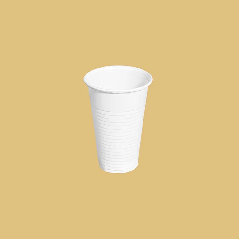 Vaso Irrompible Plástico 220 cc Blanco