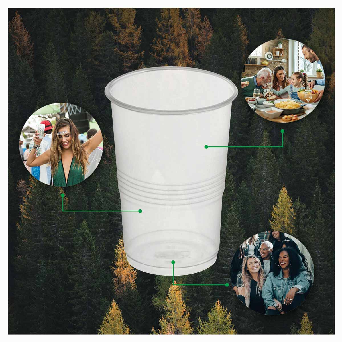 Vaso Litrona Irrompible Plástico 1000 cc Transparente - Image 7
