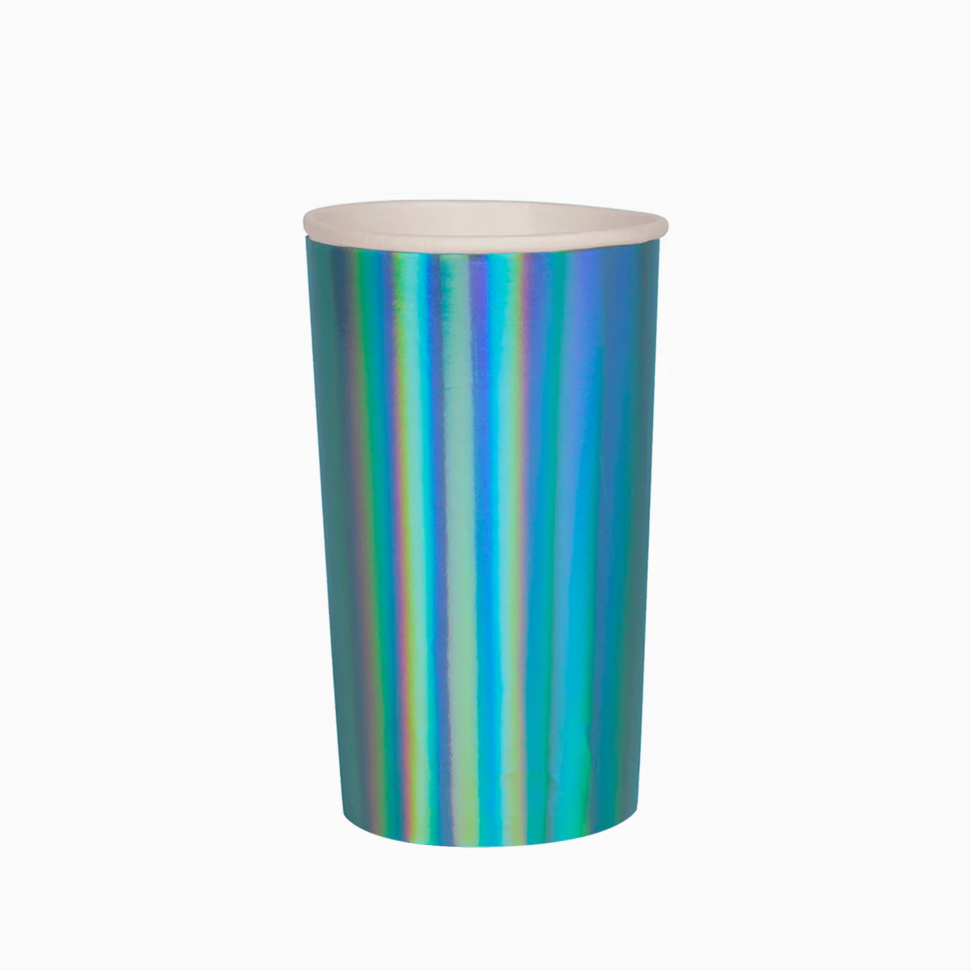 Vasos Cartón 400 cc Azul Metalizado