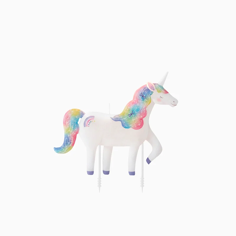 Vela de Cumpleaños Unicornios Mágicos