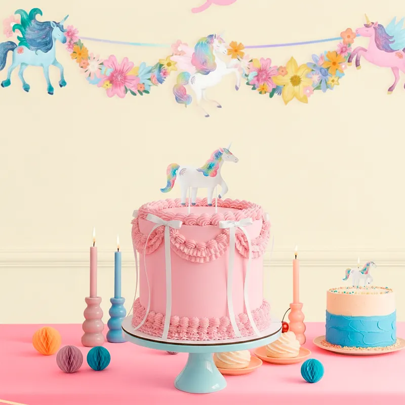Vela de Cumpleaños Unicornios Mágicos - Image 4