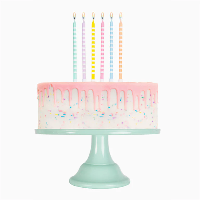 Velas Extralargas Cumpleaños Color Pastel / Pack 12 uds - Image 3