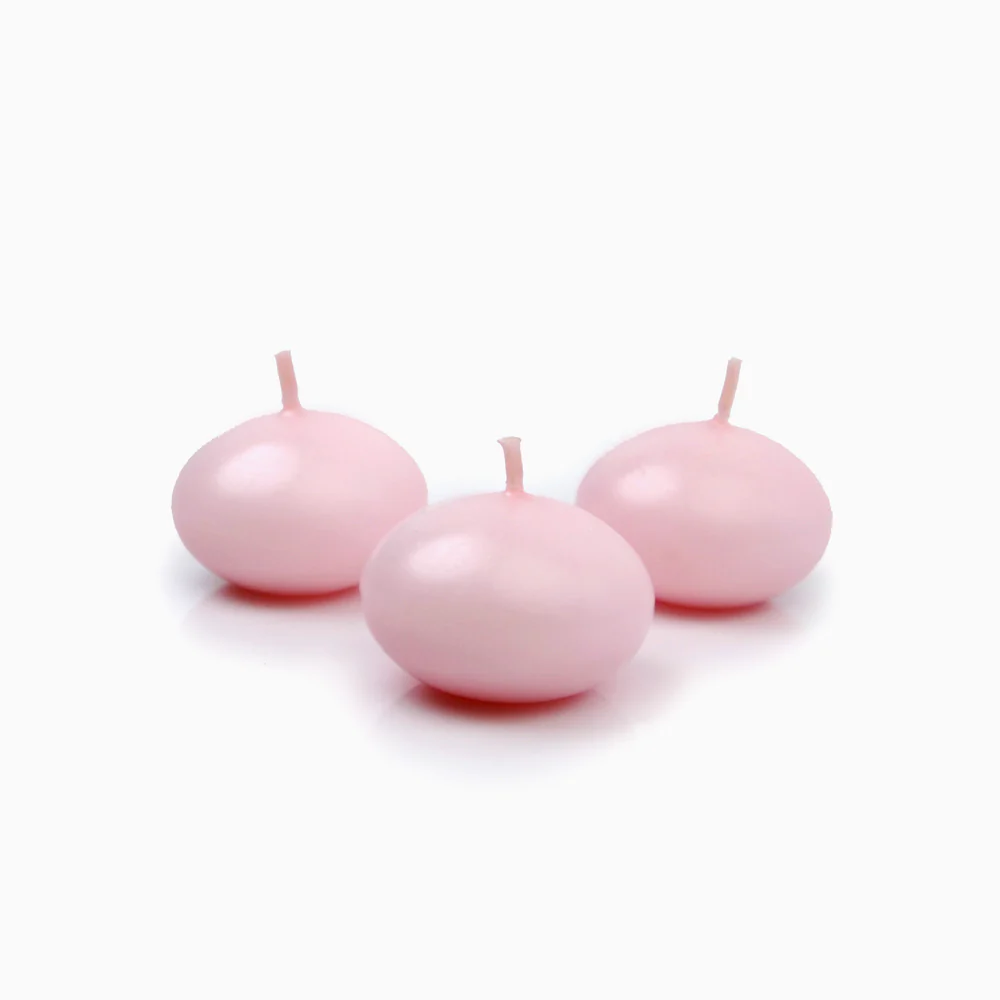 Velas Flotantes 4 cm Rosa Pastel