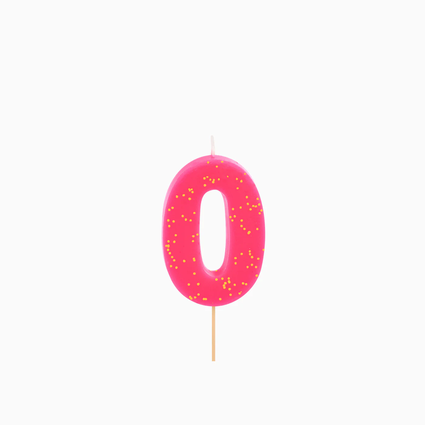 Vela Número Flúor 7.5 cm Rosa - Image 2