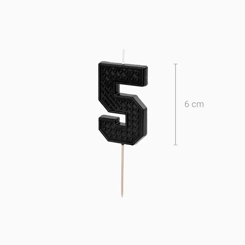 Vela Número Bloque 6 cm - Image 22