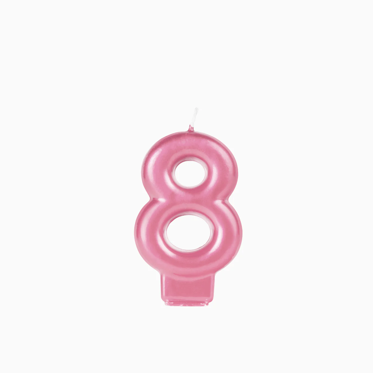 Vela Número Pequeña Metalizada Princesa 8.5 cm Rosa - Image 10