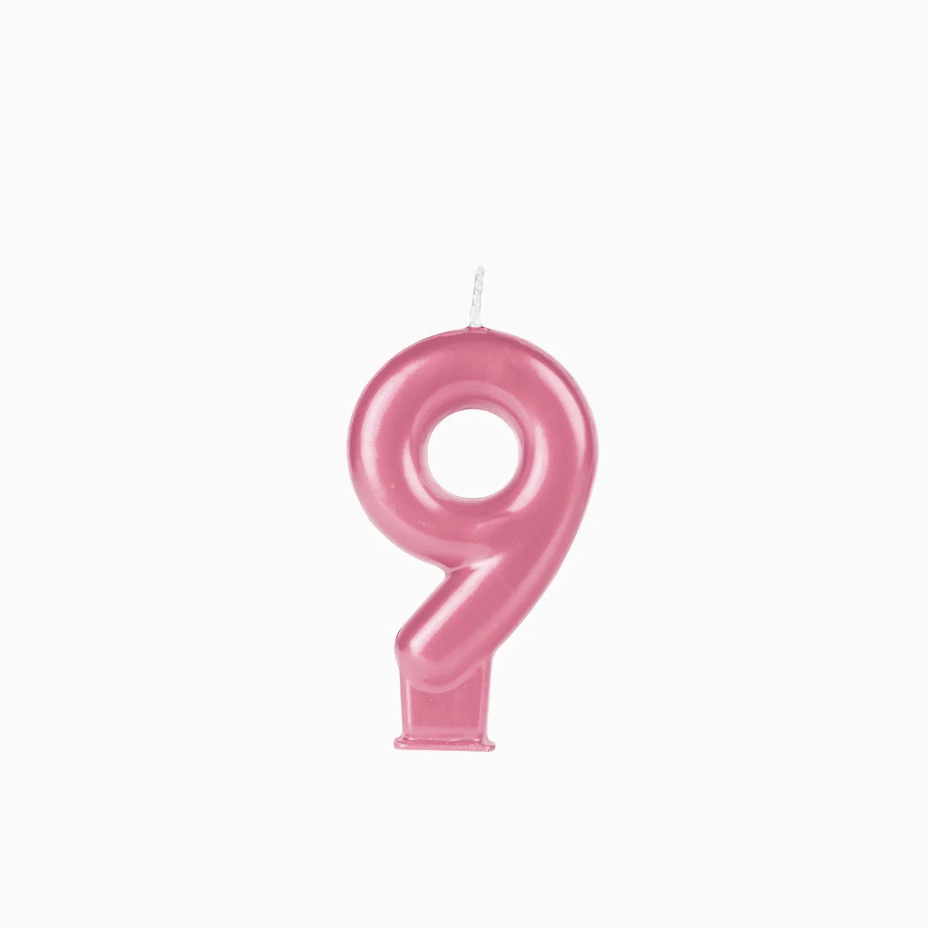 Vela Número Pequeña Metalizada Princesa 8.5 cm Rosa - Image 11