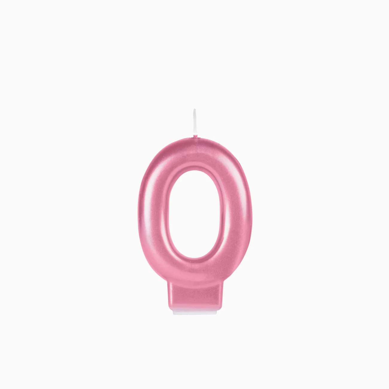 Vela Número Pequeña Metalizada Princesa 8.5 cm Rosa - Image 2