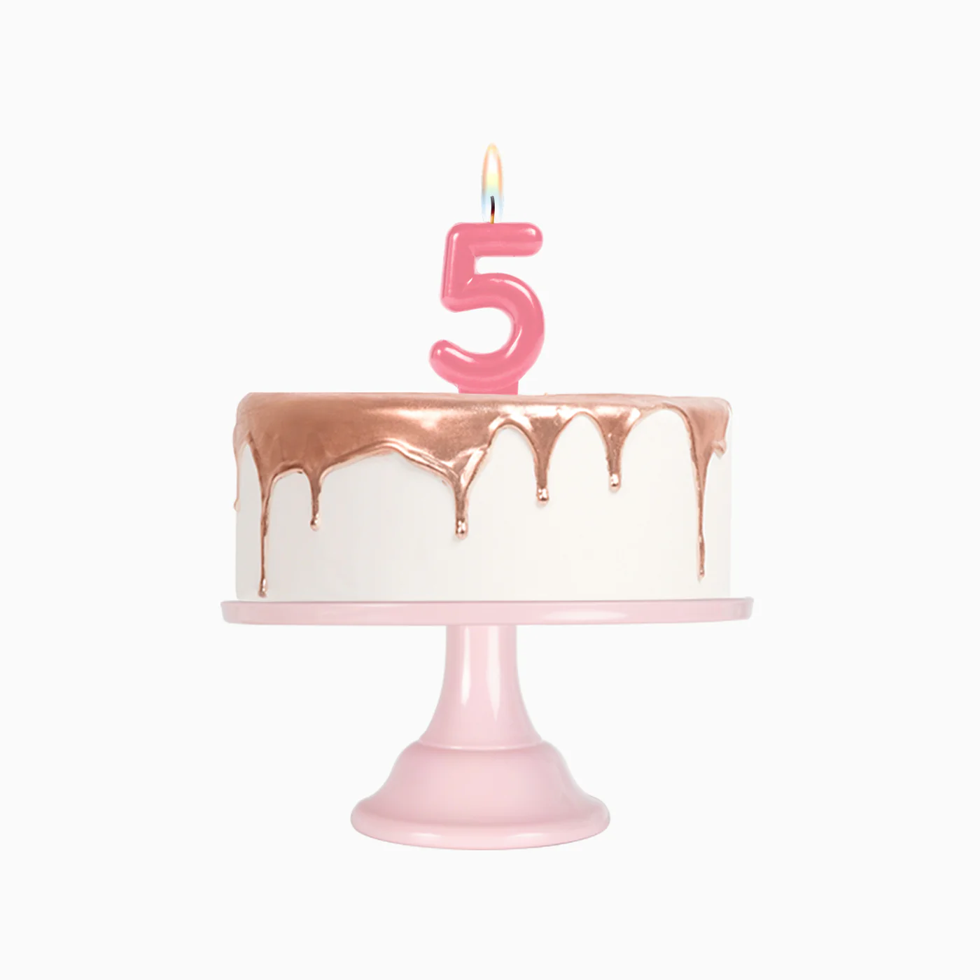 Vela Número Pequeña Metalizada Princesa 8.5 cm Rosa - Image 22