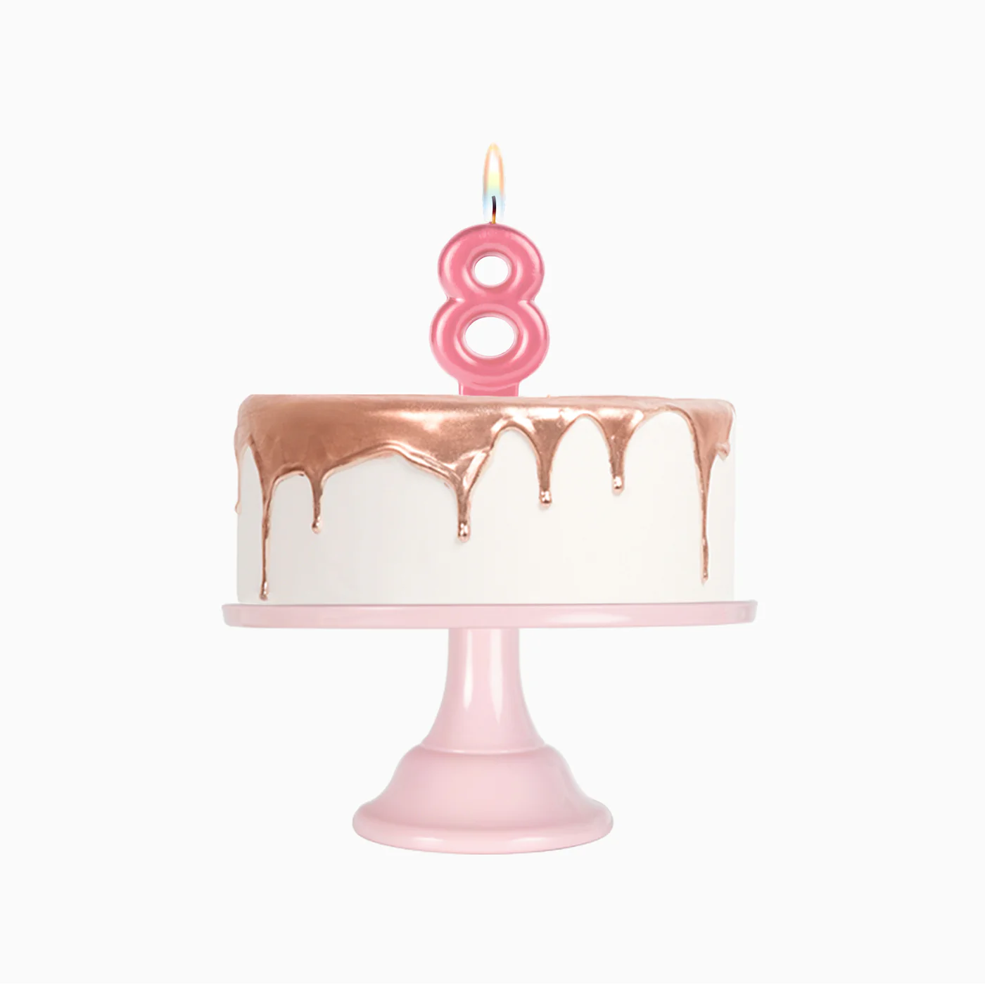 Vela Número Pequeña Metalizada Princesa 8.5 cm Rosa - Image 28