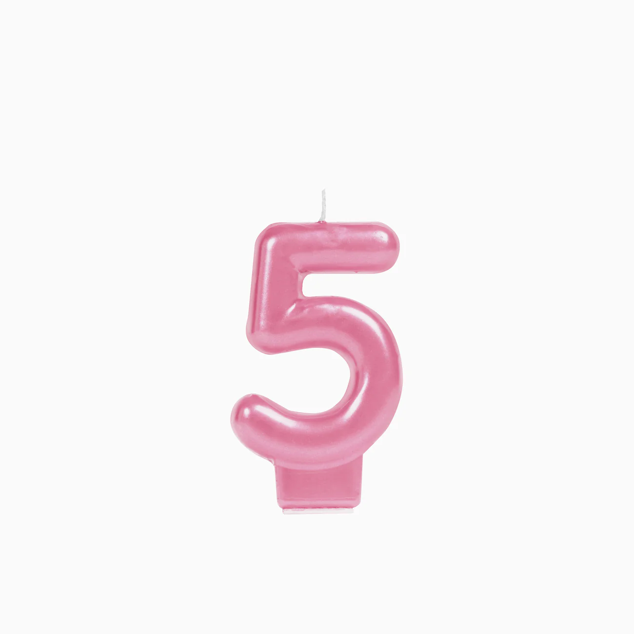 Vela Número Pequeña Metalizada Princesa 8.5 cm Rosa - Image 7